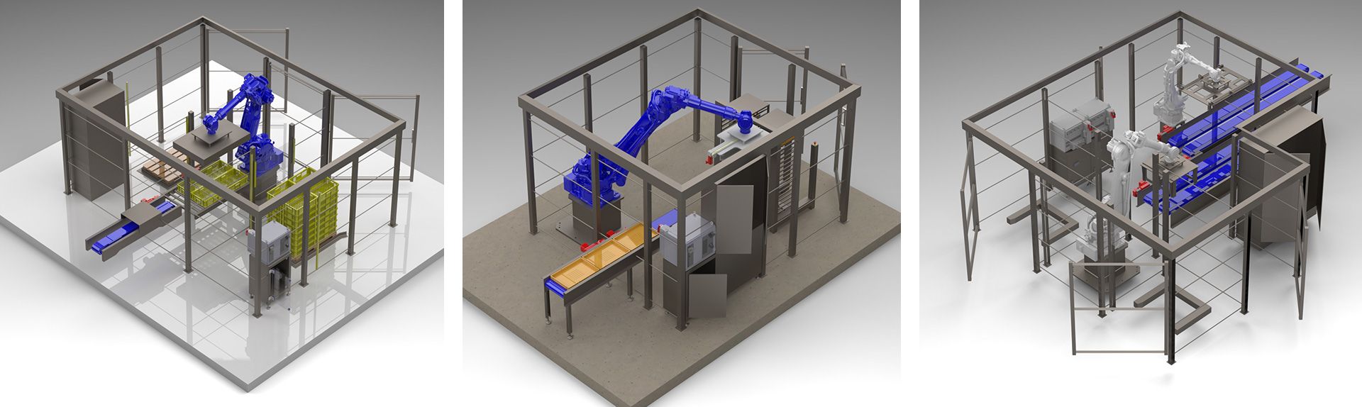 Beispiele unserer Maschinenbau- und Robotiksysteme