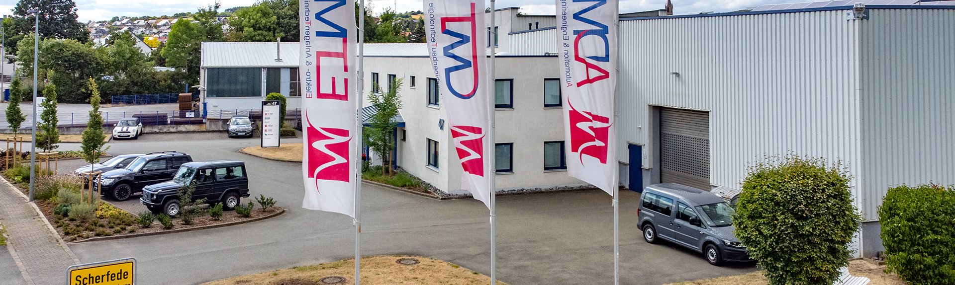 Ansicht des Firmengeländes